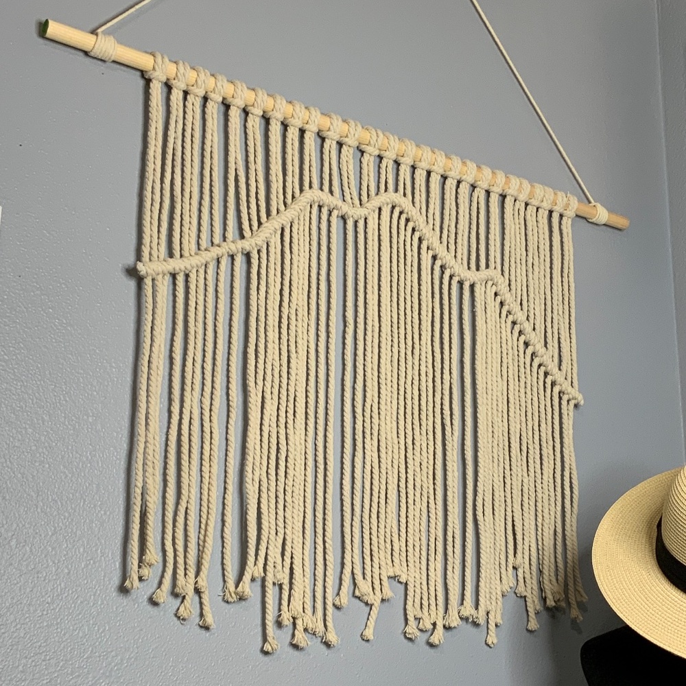SOLD Handmade Macrame Wall Hanging